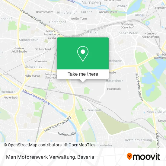 Карта Man Motorenwerk Verwaltung