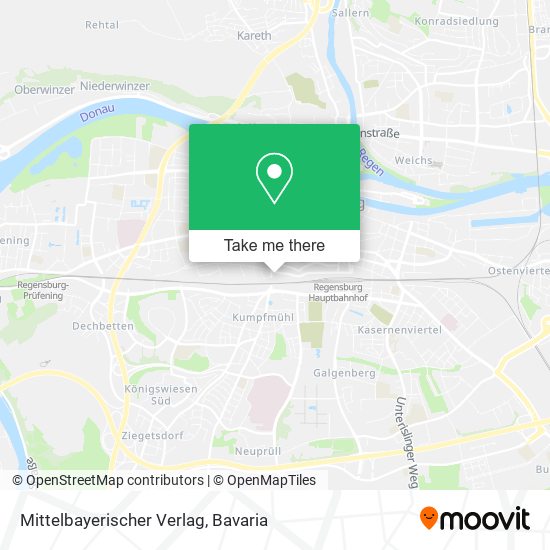 Mittelbayerischer Verlag map