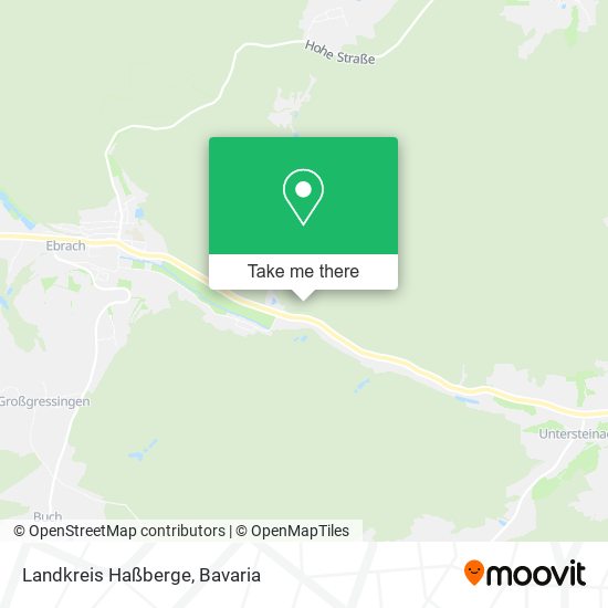 Карта Landkreis Haßberge