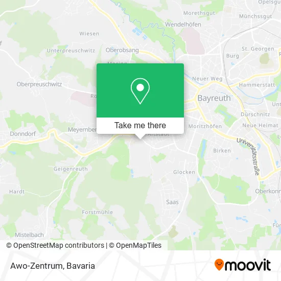 Карта Awo-Zentrum
