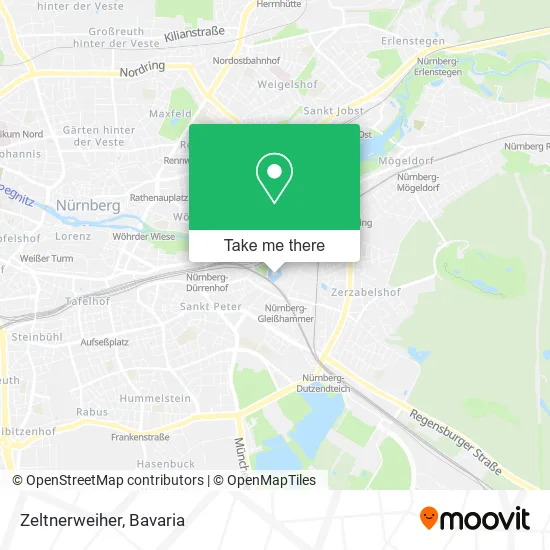 Карта Zeltnerweiher