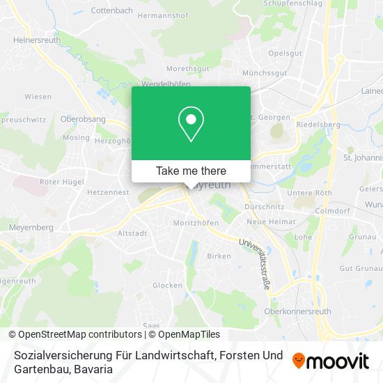 Sozialversicherung Für Landwirtschaft, Forsten Und Gartenbau map