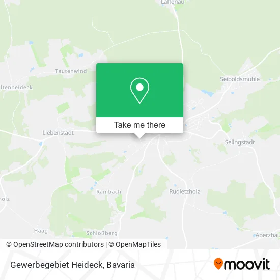 Карта Gewerbegebiet Heideck