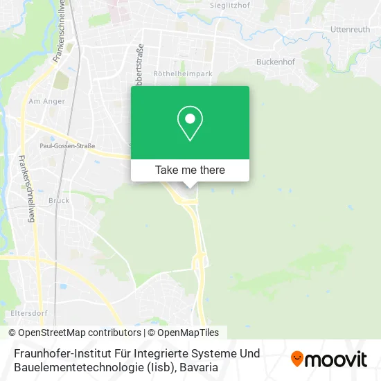 Карта Fraunhofer-Institut Für Integrierte Systeme Und Bauelementetechnologie (Iisb)