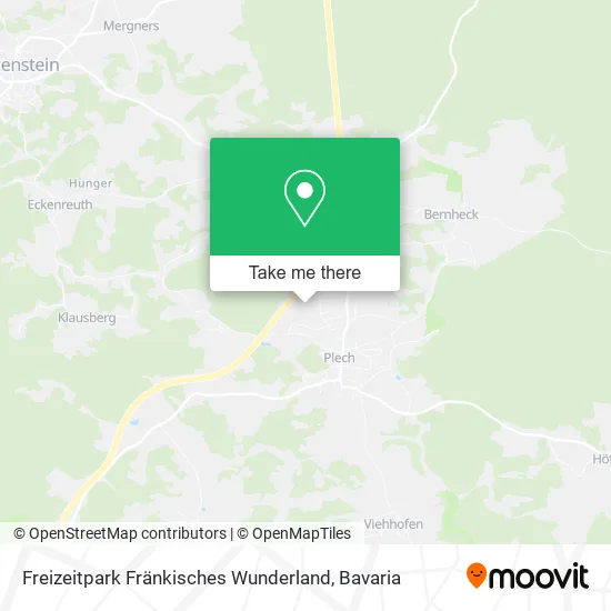 Карта Freizeitpark Fränkisches Wunderland