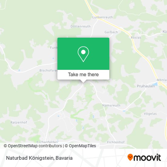 Naturbad Königstein map