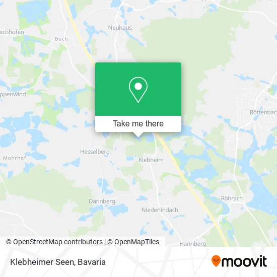 Карта Klebheimer Seen