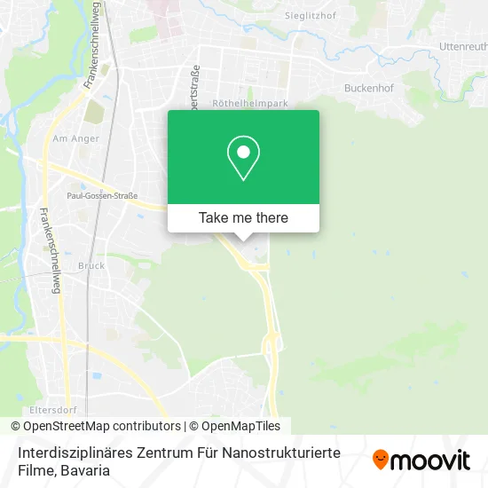 Карта Interdisziplinäres Zentrum Für Nanostrukturierte Filme