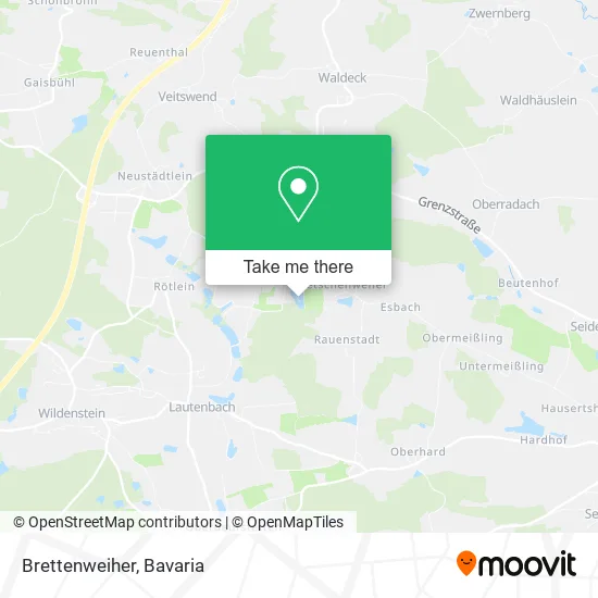 Карта Brettenweiher