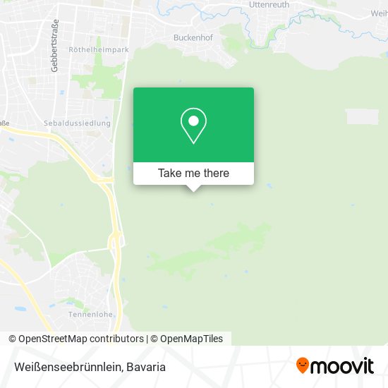 Weißenseebrünnlein map