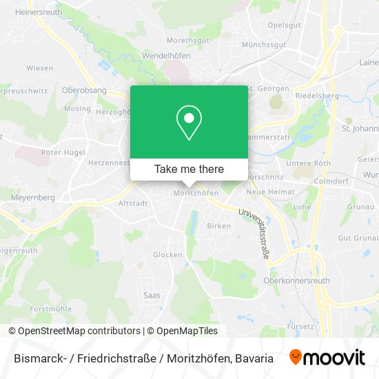 Bismarck- / Friedrichstraße / Moritzhöfen map