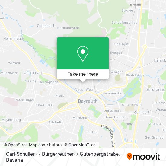 Carl-Schüller - / Bürgerreuther- / Gutenbergstraße map