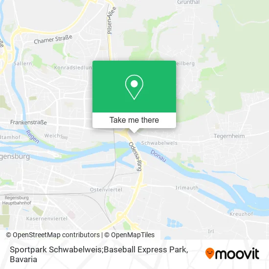 Карта Sportpark Schwabelweis;Baseball Express Park