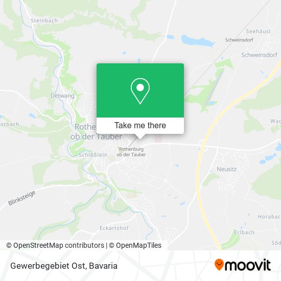 Gewerbegebiet Ost map