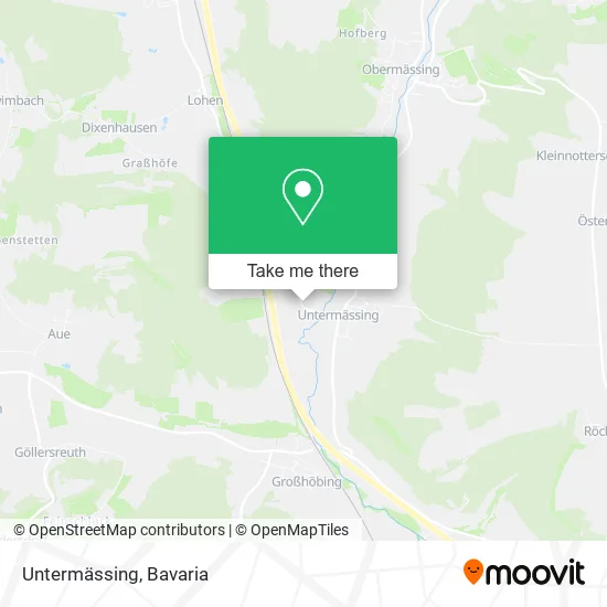 Карта Untermässing