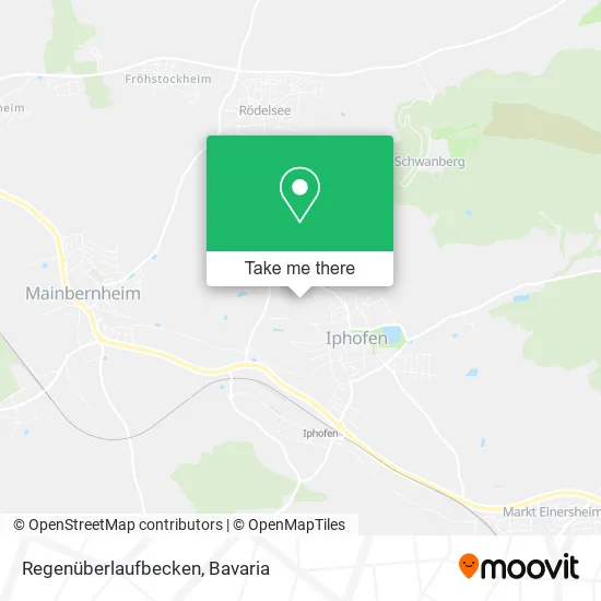Карта Regenüberlaufbecken