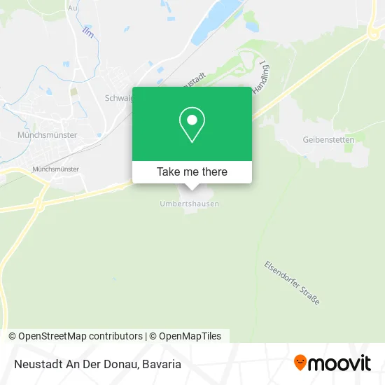 Карта Neustadt An Der Donau