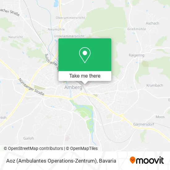 Карта Aoz (Ambulantes Operations-Zentrum)