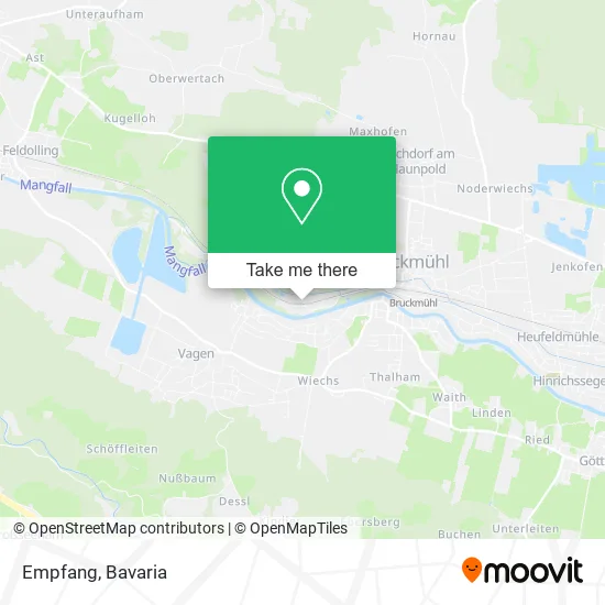 Карта Empfang