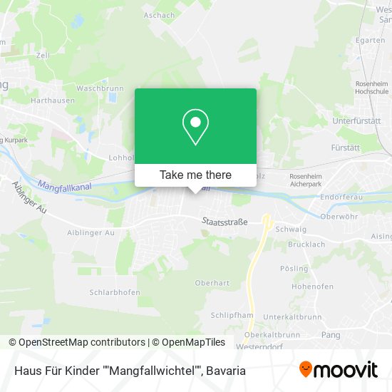 Haus Für Kinder ""Mangfallwichtel"" map