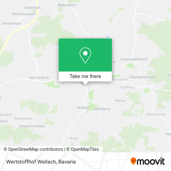 Wertstoffhof Weilach map