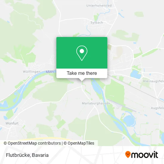 Карта Flutbrücke