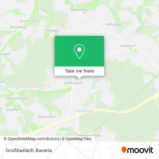 Карта Großhaslach