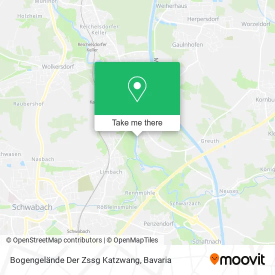 Карта Bogengelände Der Zssg Katzwang