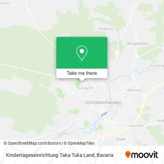Карта Kindertageseinrichtung Taka Tuka Land