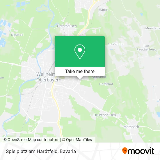 Карта Spielplatz am Hardtfeld