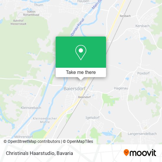 Christina's Haarstudio map