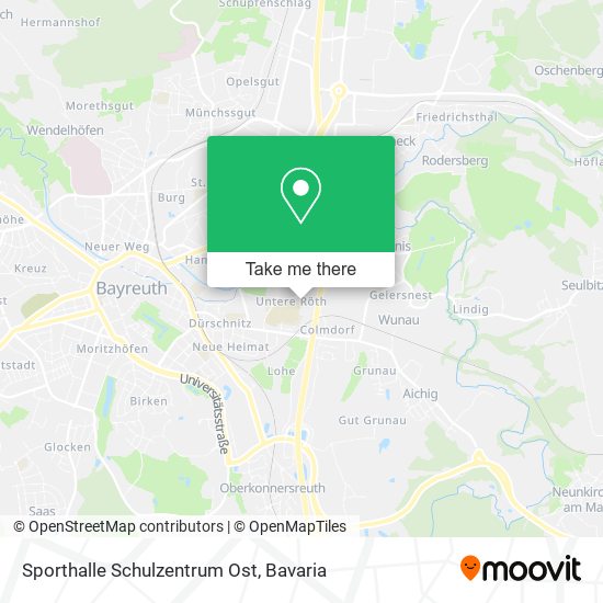 Sporthalle Schulzentrum Ost map