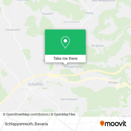 Schlappenreuth map