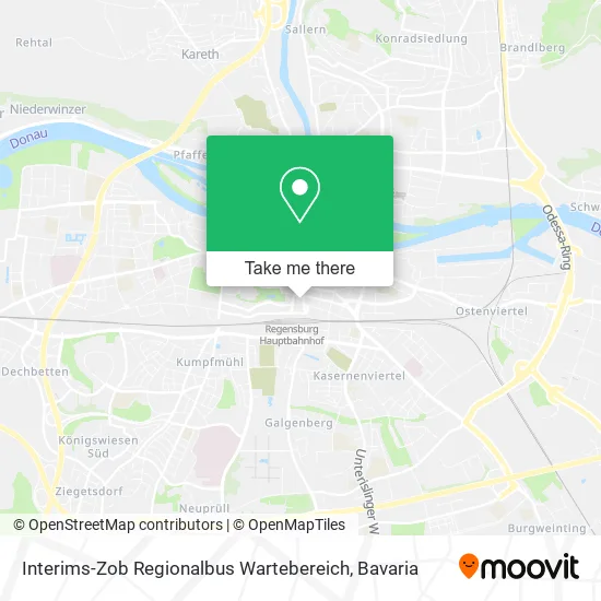 Карта Interims-Zob Regionalbus Wartebereich