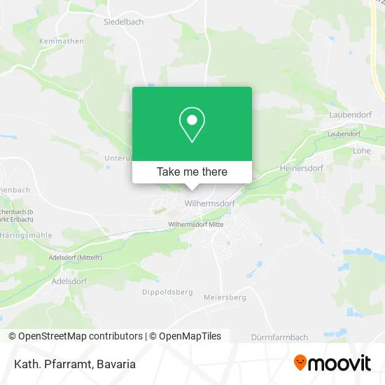 Карта Kath. Pfarramt