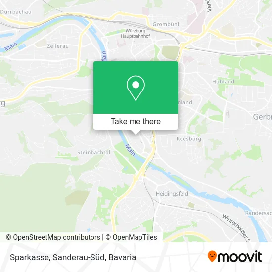 Карта Sparkasse, Sanderau-Süd