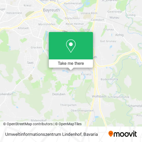 Карта Umweltinformationszentrum Lindenhof