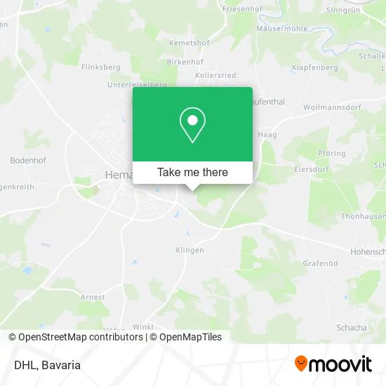 Карта DHL