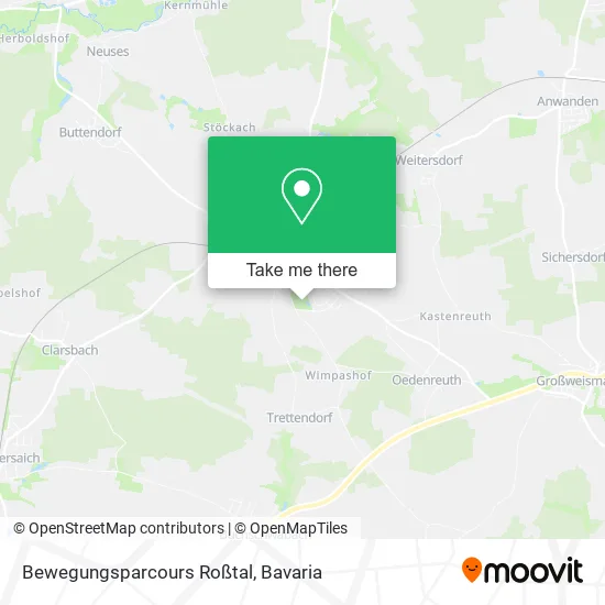 Карта Bewegungsparcours Roßtal
