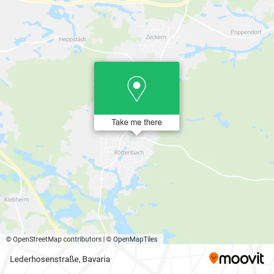 Карта Lederhosenstraße