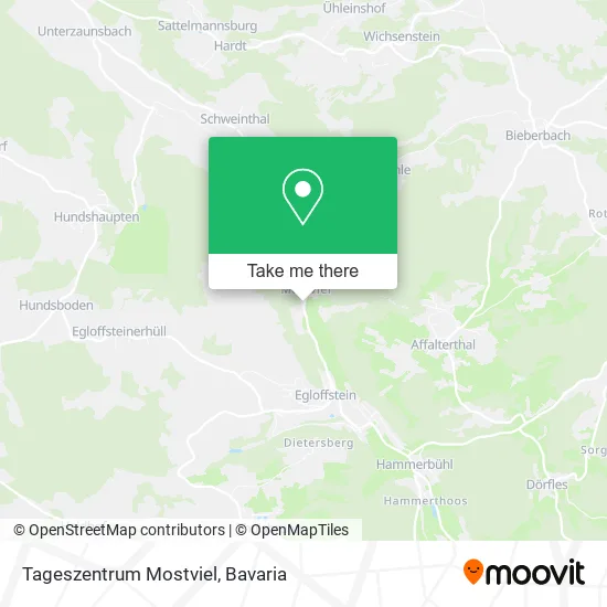 Карта Tageszentrum Mostviel