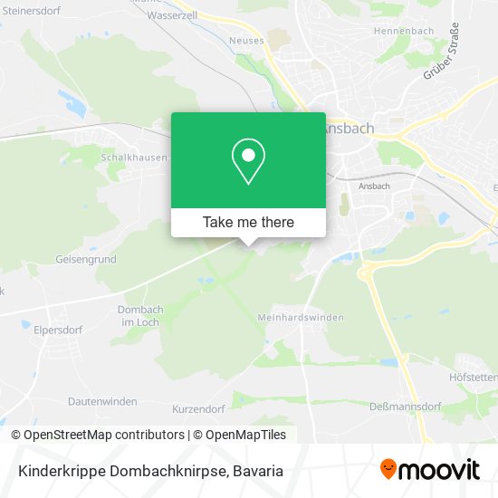 Kinderkrippe Dombachknirpse map