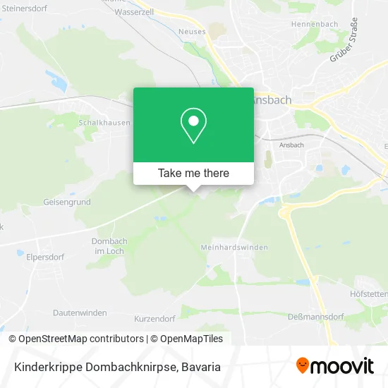 Карта Kinderkrippe Dombachknirpse