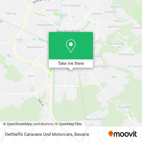 Dethleffs Caravans Und Motorcars map