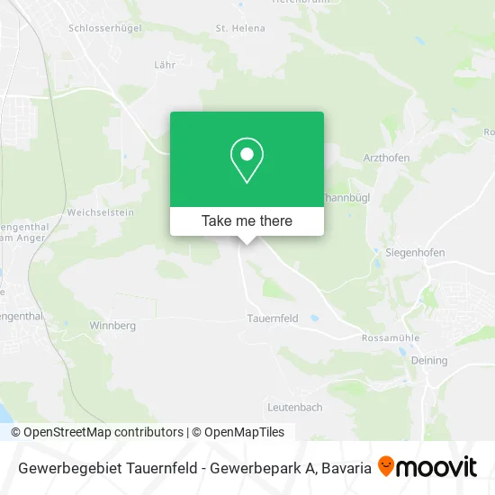 Карта Gewerbegebiet Tauernfeld - Gewerbepark A