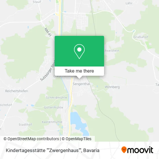 Карта Kindertagesstätte ""Zwergenhaus""