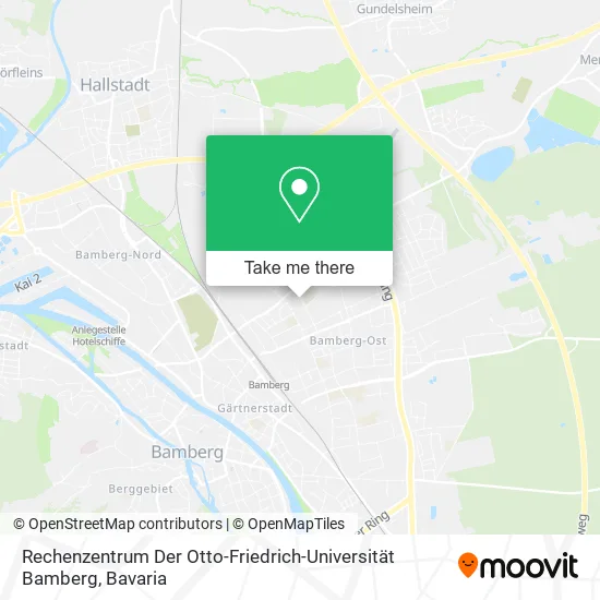 Карта Rechenzentrum Der Otto-Friedrich-Universität Bamberg