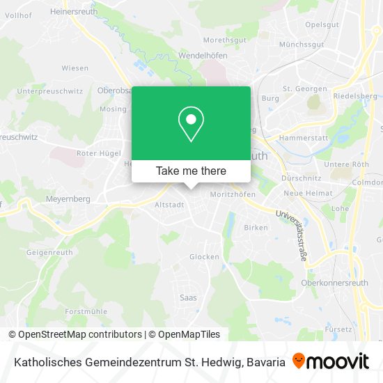 Katholisches Gemeindezentrum St. Hedwig map