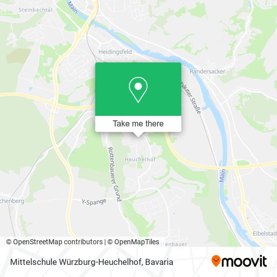 Mittelschule Würzburg-Heuchelhof map