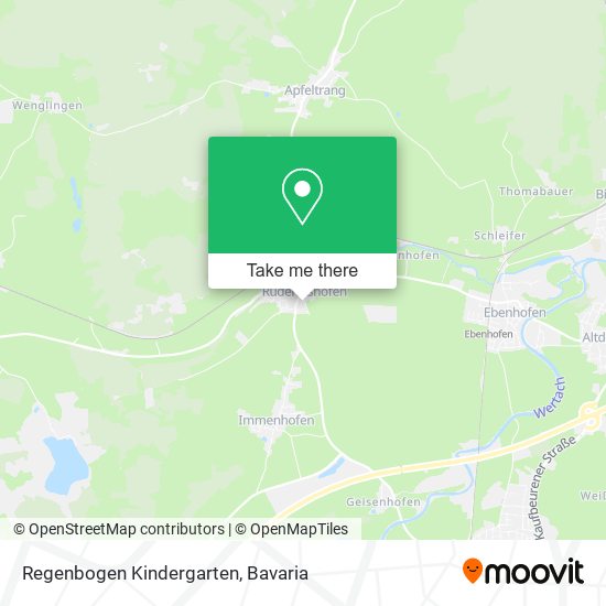 Regenbogen Kindergarten map